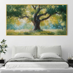 Beneath the Boughs Canvas Art Clock Canvas