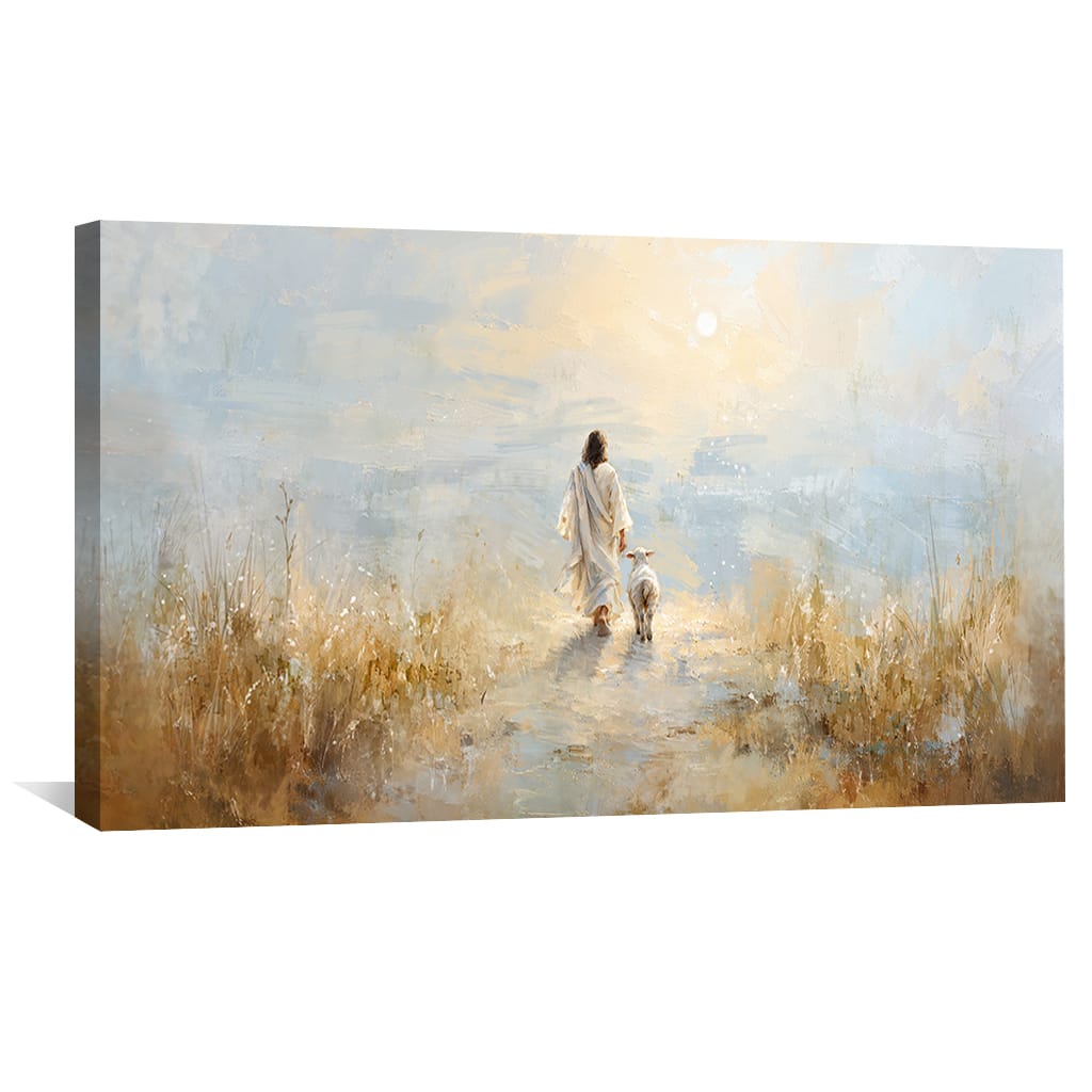 Beside the Good Shepherd Canvas Art Clock Canvas