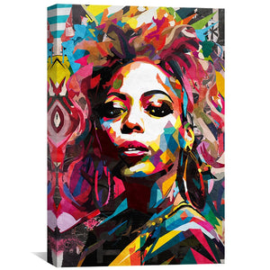 Beyonce Canvas Art Clock Canvas