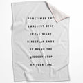Biggest Step B Blanket Blanket 75 x 100cm Clock Canvas