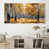 Birch Ballet Canvas Art Clock Canvas