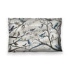 Birds And Branches Cushion Cushion 13 x 19in Clock Canvas