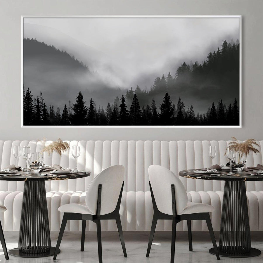 Black Forest Canvas Art Clock Canvas