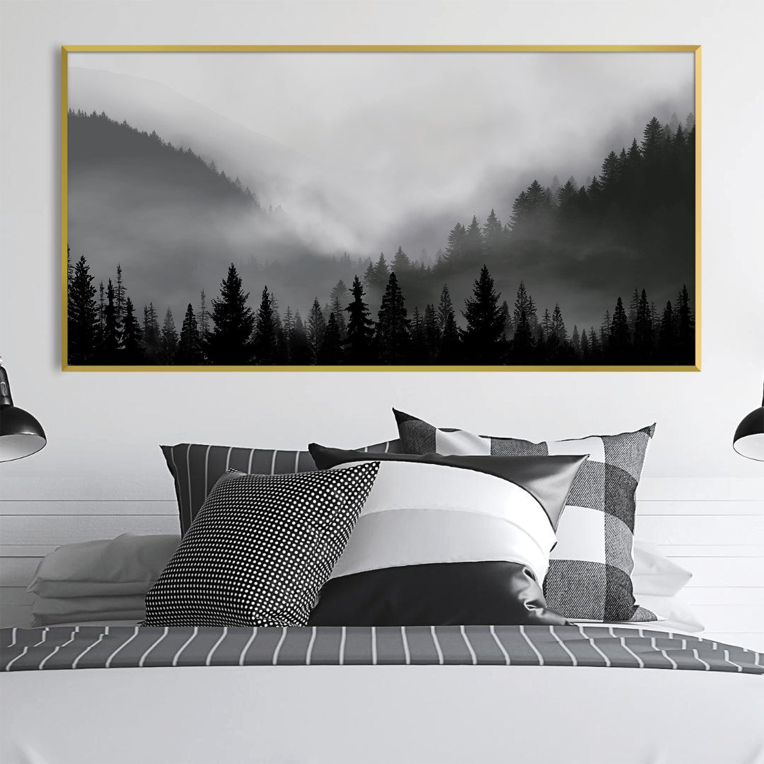 Black Forest Canvas Art Clock Canvas