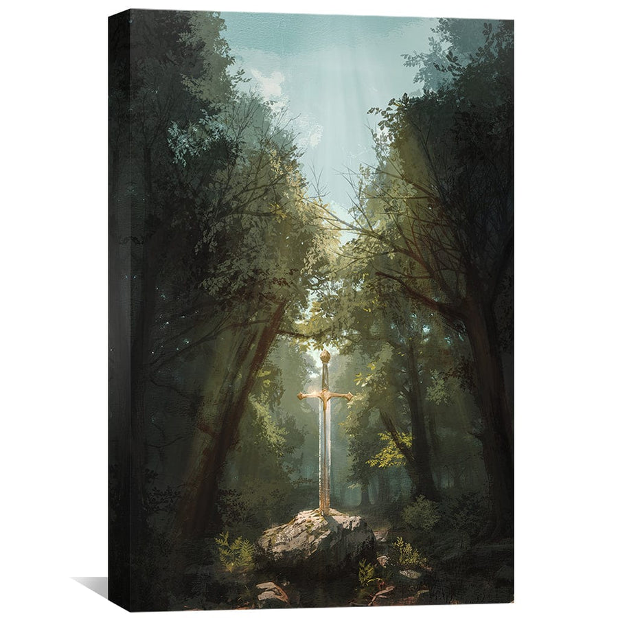 Blade of Dawnlight Canvas Art Clock Canvas