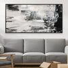 Blanc Layers Canvas Art Clock Canvas