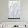 Blanc Leaf Canvas Art Clock Canvas