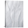 Blanc Leaf Canvas Art Clock Canvas