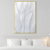 Blanc Leaf Canvas Art Clock Canvas