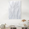Blanc Leaf Canvas Art Clock Canvas
