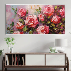 Blooming Spring Canvas Art Clock Canvas