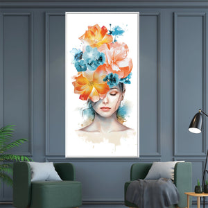 Blossom-Adorned Dreams Canvas Art Clock Canvas