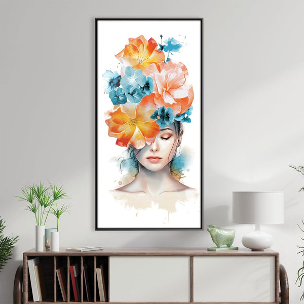 Blossom-Adorned Dreams Canvas Art Clock Canvas
