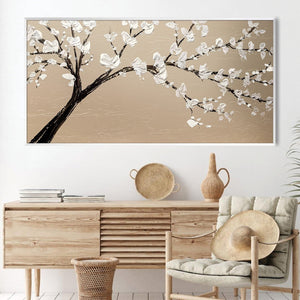 Blossom Branch Canvas Art Clock Canvas