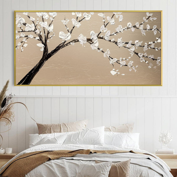 Blossom Branch Canvas Art Clock Canvas