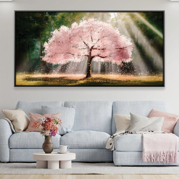 Blossom Radiance Canvas Art 20 x 10in / Canvas Clock Canvas