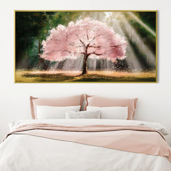 Blossom Radiance Canvas Art Clock Canvas