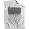 Blue Gray Abstract B Blanket Blanket 30 x 40in Clock Canvas