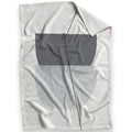 Blue Gray Abstract B Blanket Blanket 30 x 40in Clock Canvas