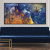 Blue Heaven Canvas Art Clock Canvas