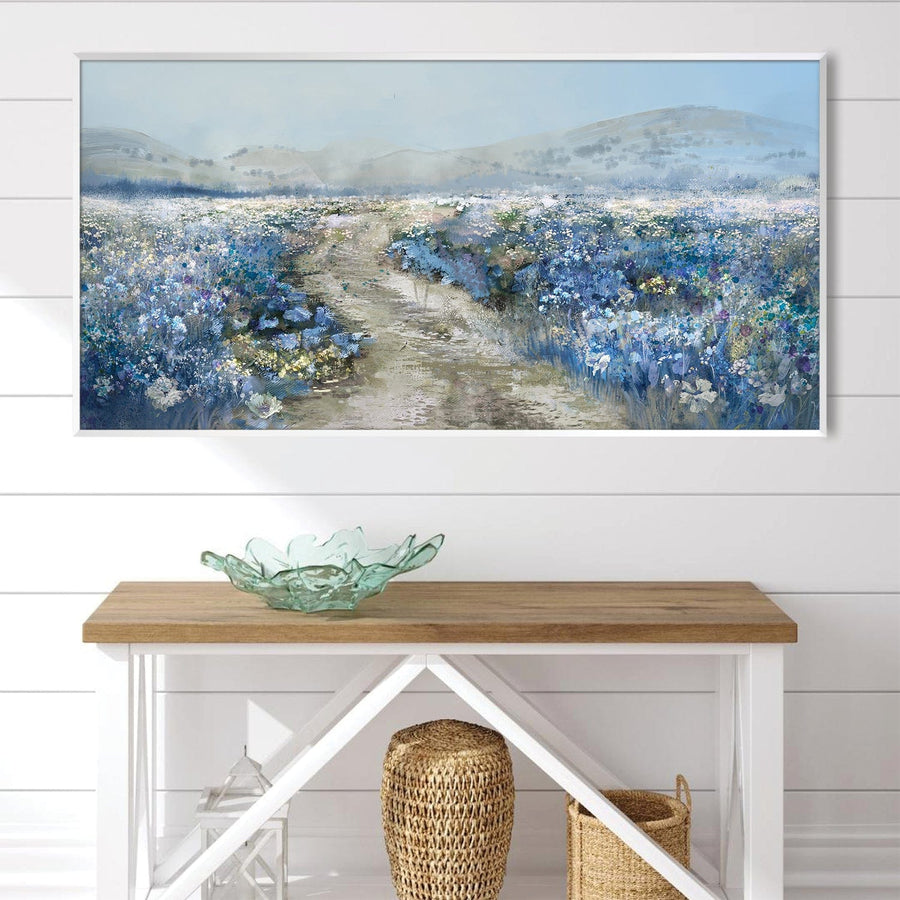 Blueveil Passage Canvas Art Clock Canvas