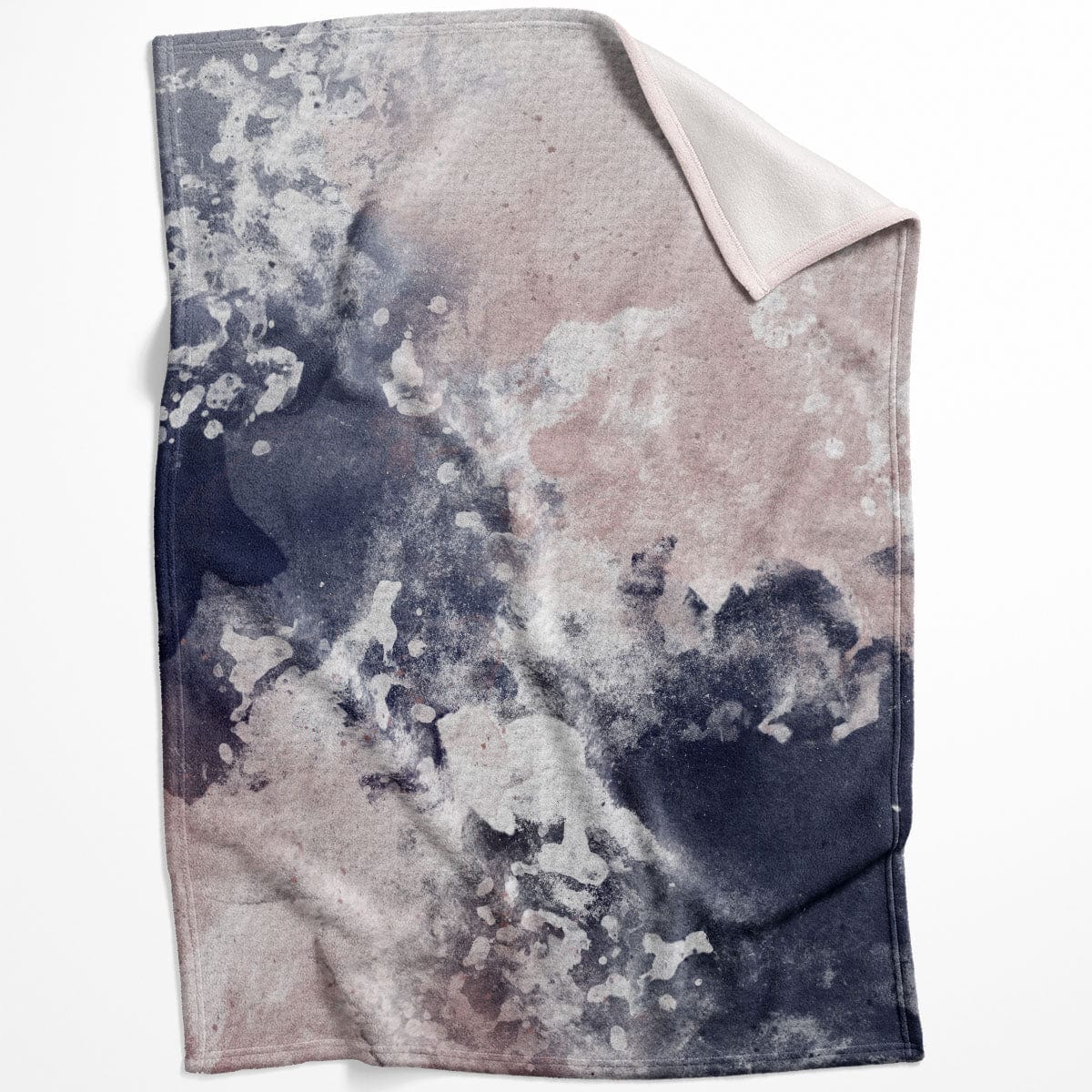 Blush Water B Blanket Blanket 75 x 100cm Clock Canvas