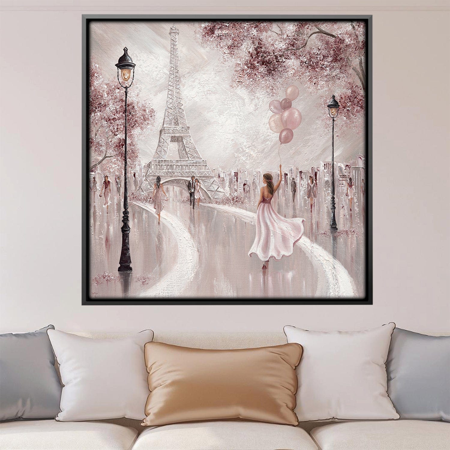 Blushed Parisian Dreams Canvas product thumbnail