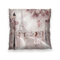Blushed Parisian Dreams Cushion Cushion 12 x 12in Clock Canvas
