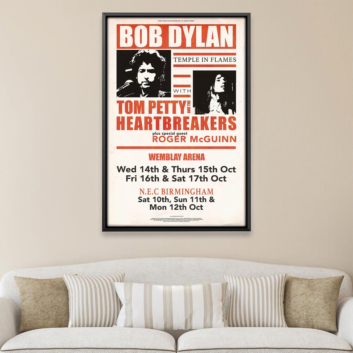 Bob Dylan 1984 Canvas product thumbnail