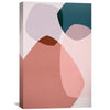 Boho Abstract Canvas Art Clock Canvas