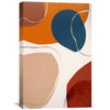 Boho Abstrato Stones Canvas Art Clock Canvas