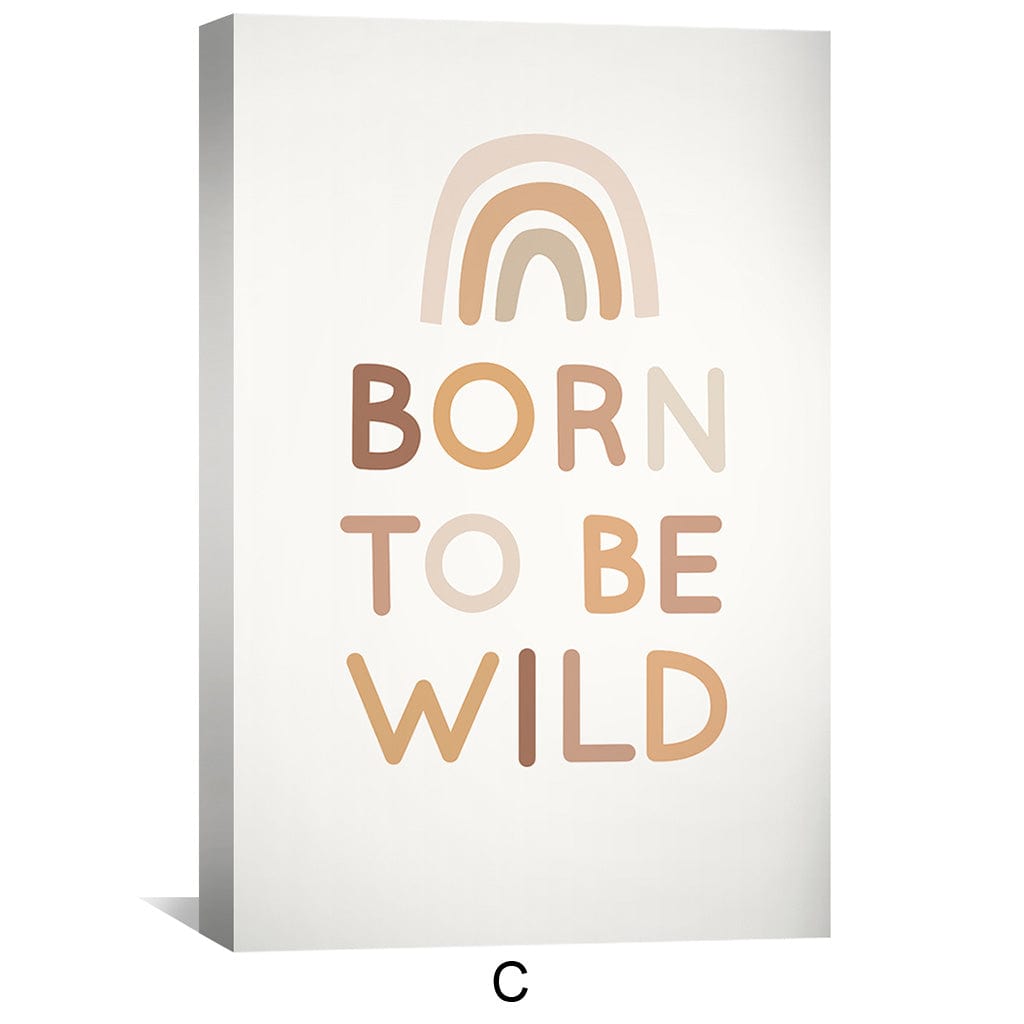Born to Roar Canvas Art C / 12 x 18in / Canvas Clock Canvas