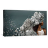 Botanic Belle Canvas Art Clock Canvas