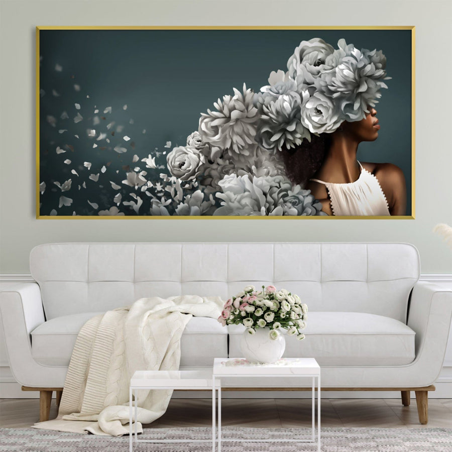Botanic Belle Canvas Art Clock Canvas