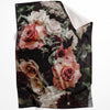 Bouquet of Flowers Blanket Blanket 75 x 100cm Clock Canvas