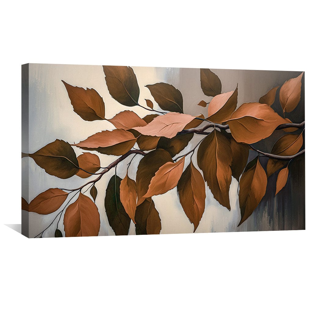Branches of Autumn Canvas Art Clock Canvas