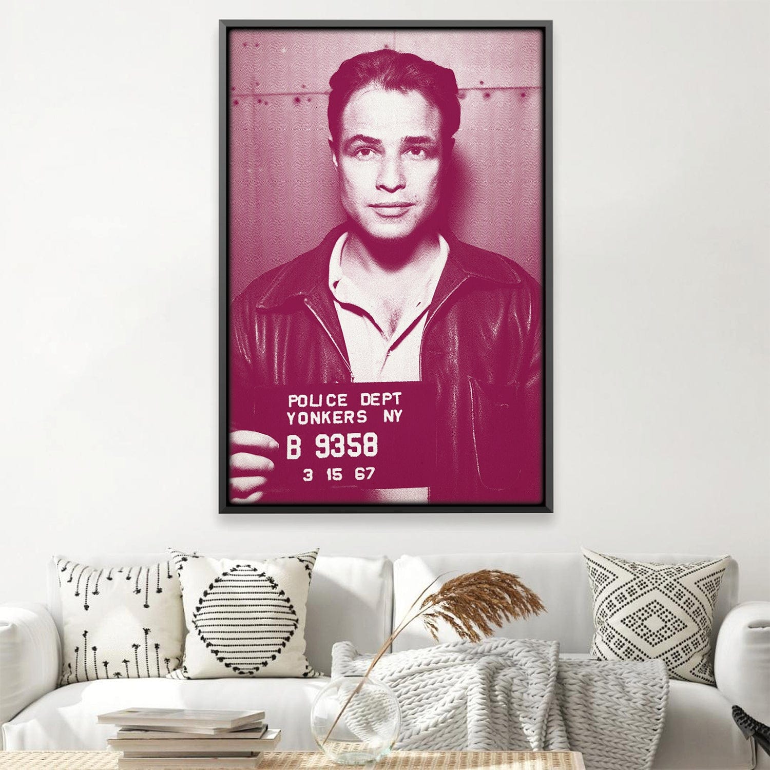 Brando Mugshot Magenta Canvas product thumbnail