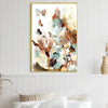 Breakthrough Butterflies Canvas Art Clock Canvas