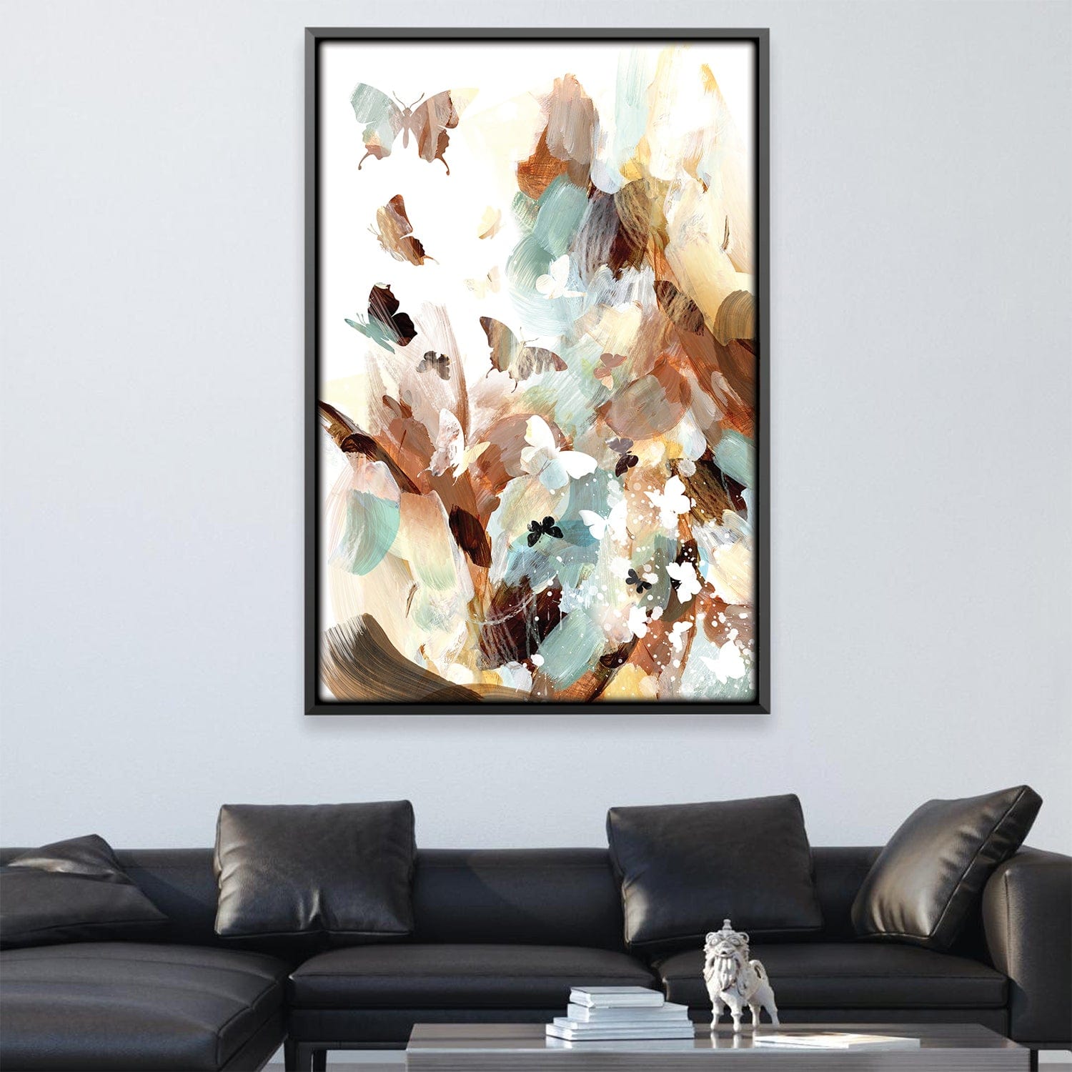 Breakthrough Butterflies Canvas Art Clock Canvas