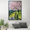 Breeze Through Bloomfields Canvas Art 12 x 18in / Canvas Clock Canvas