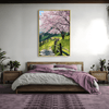 Breeze Through Bloomfields Canvas Art Clock Canvas