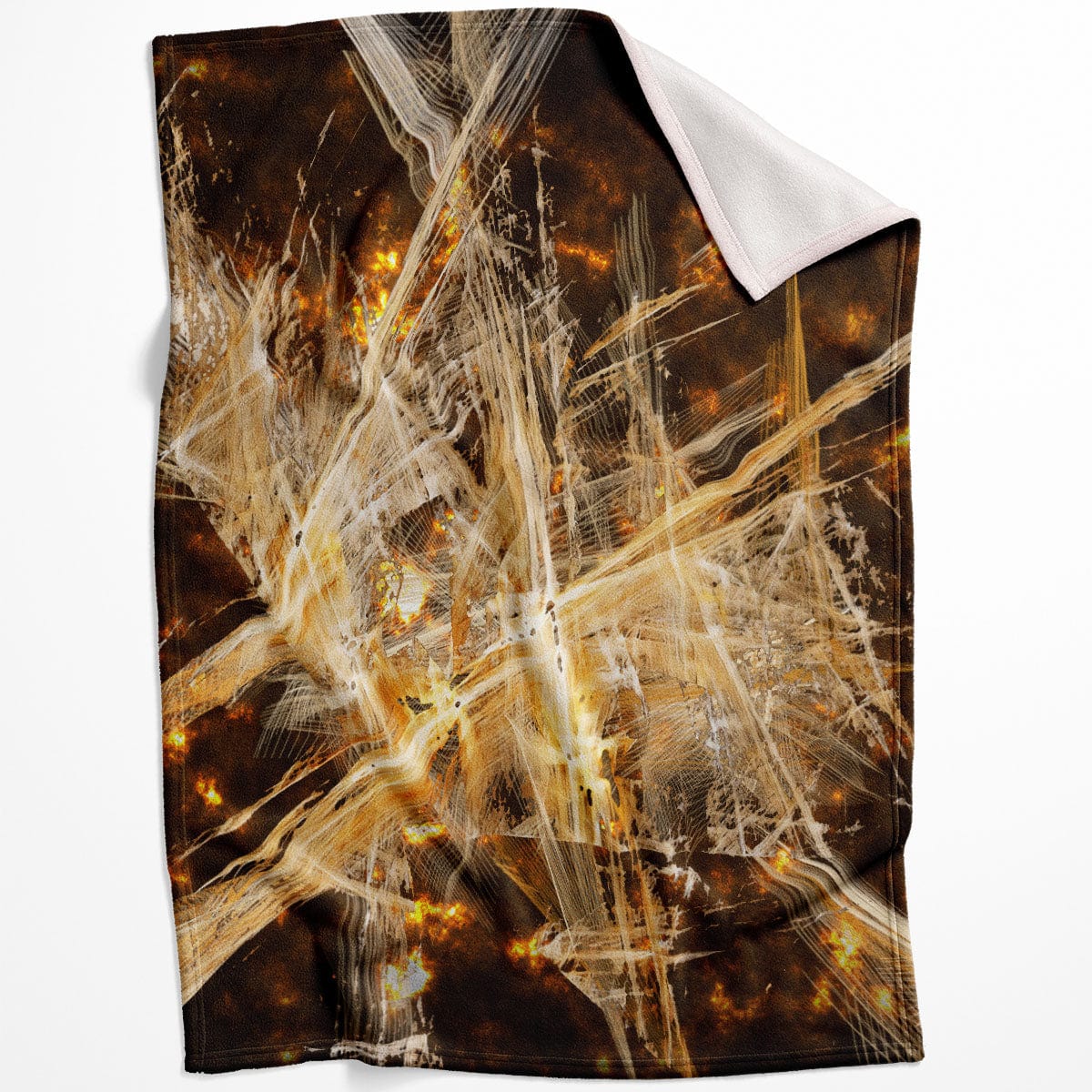 Bronze Tone Divide Blanket Blanket 75 x 100cm Clock Canvas
