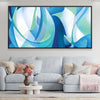 Brush Dimension Canvas Art Clock Canvas