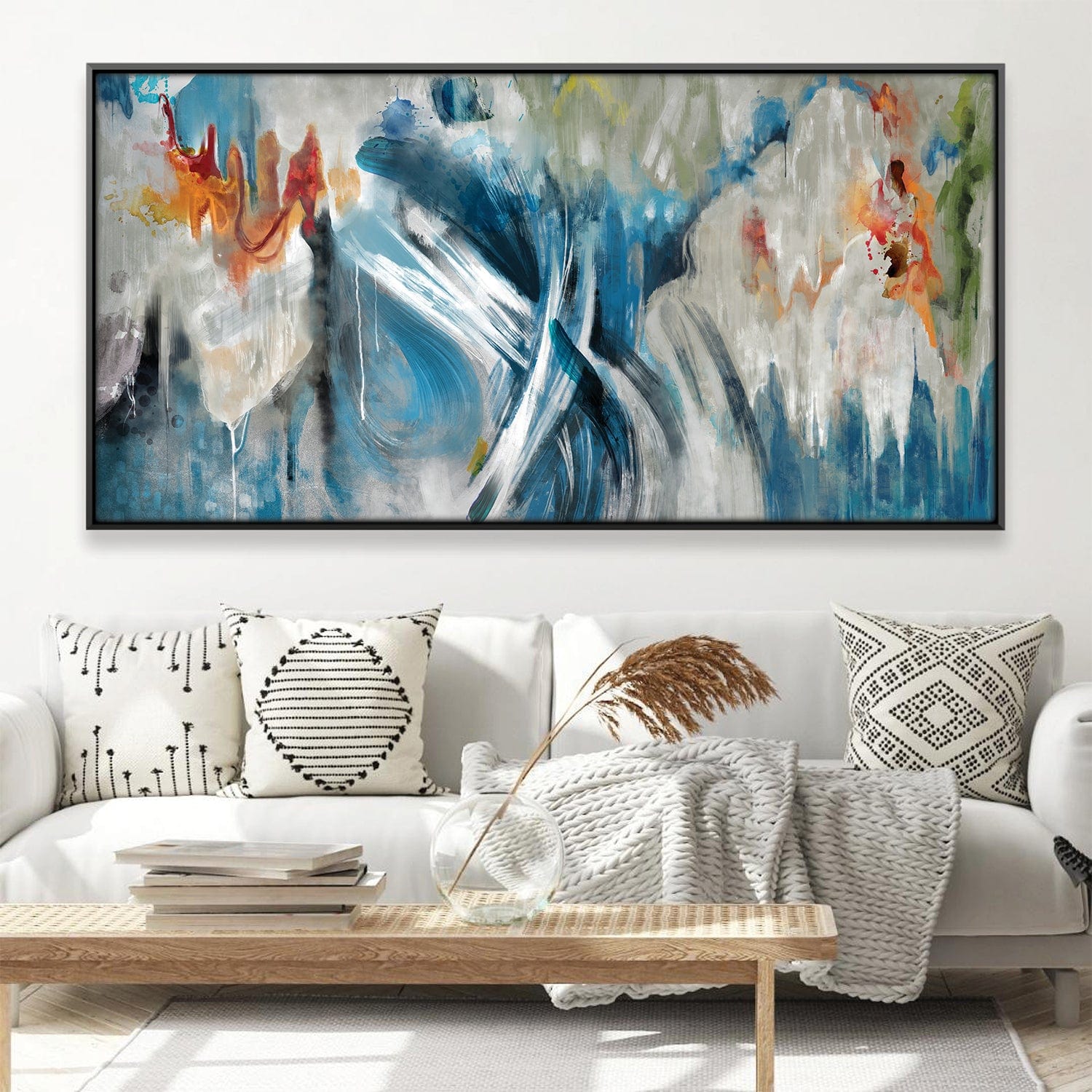 Brush of the Artist Canvas Art 50 x 25cm / Framed Prints Clock Canvas