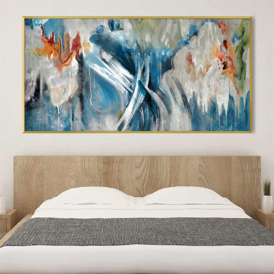 Brush of the Artist Canvas Art Clock Canvas