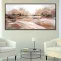 Brushed Dunes Canvas Art 20 x 10in / Canvas Clock Canvas