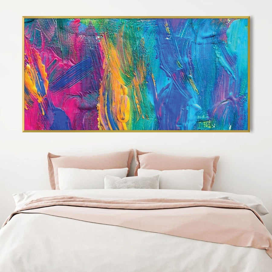 Brushed Imagery Canvas Art Clock Canvas
