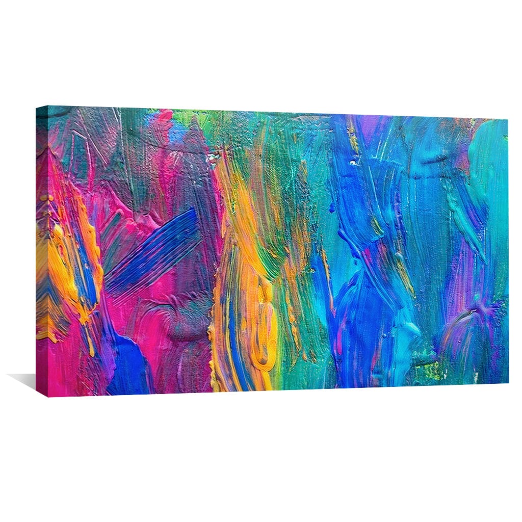 Brushed Imagery Canvas Art Clock Canvas