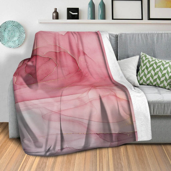Brushed Petal B Blanket Blanket Clock Canvas
