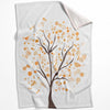 Bubble Trees A Blanket Blanket 75 x 100cm Clock Canvas